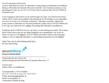 Tablet Screenshot of aktionbildung.de